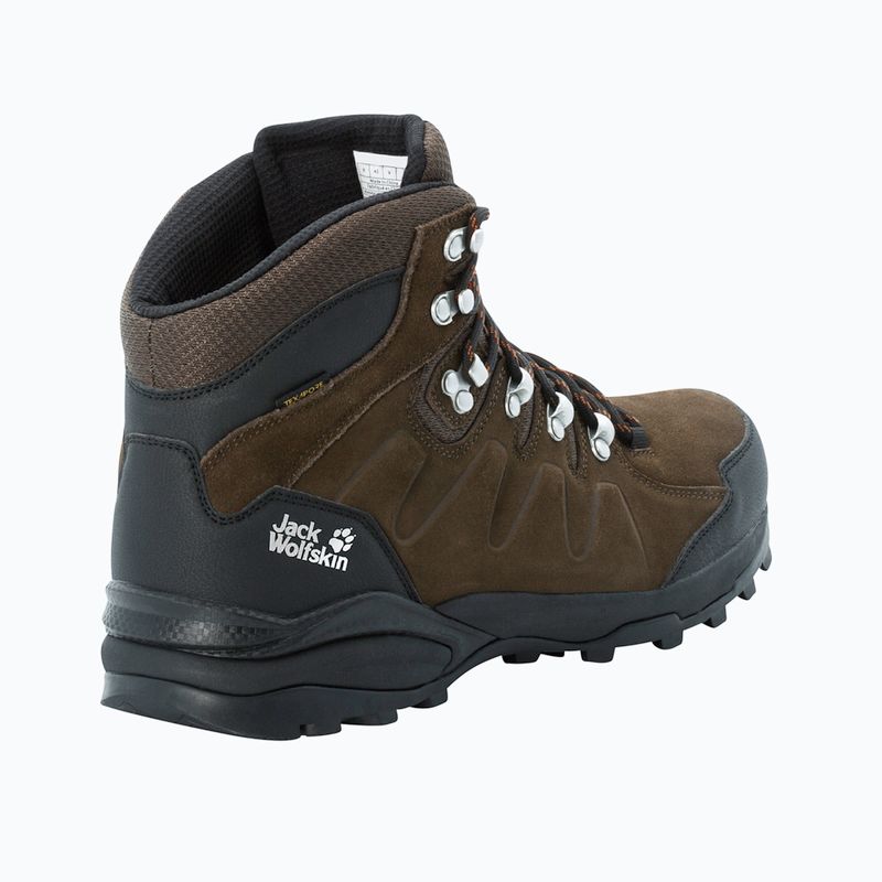 Jack Wolfskin Refugio Texapore Mid braun/phantom Herren-Trekkingstiefel 14