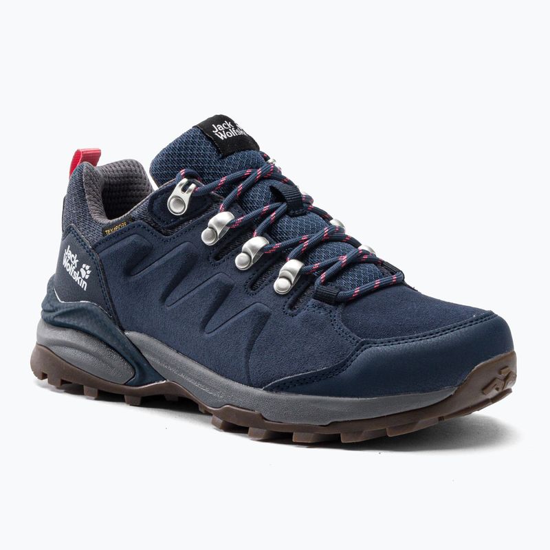 Jack Wolfskin Damen-Trekkingstiefel Refugio Texapore Low navy blau 4050821