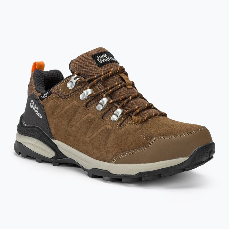 Jack Wolfskin Damen-Trekkingstiefel Refugio Texapore Low braun / apricot