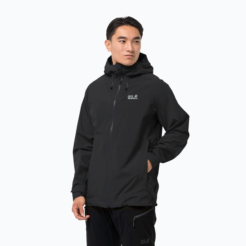 Jack Wolfskin Herren Hardshell Jacke Highest Peak schwarz 1115131_6000
