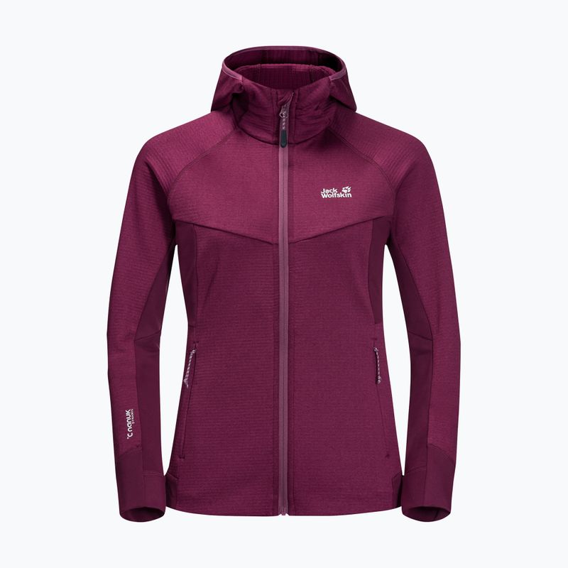 Jack Wolfskin Damen Hydro Grid Fleece Sweatshirt rosa 1709911 7