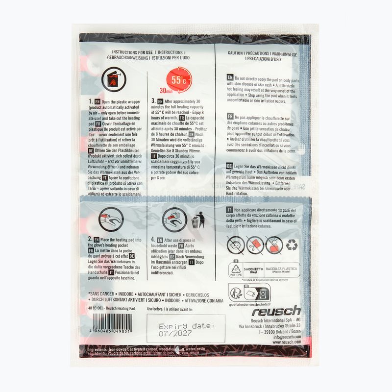 Wärmepads-Set Reusch Heating Pad Set 8h white 4