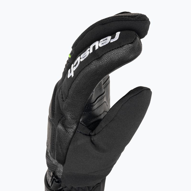 Reusch Storm R-Tex Xt Skihandschuh schwarz/schwarz melange/neongrün 4