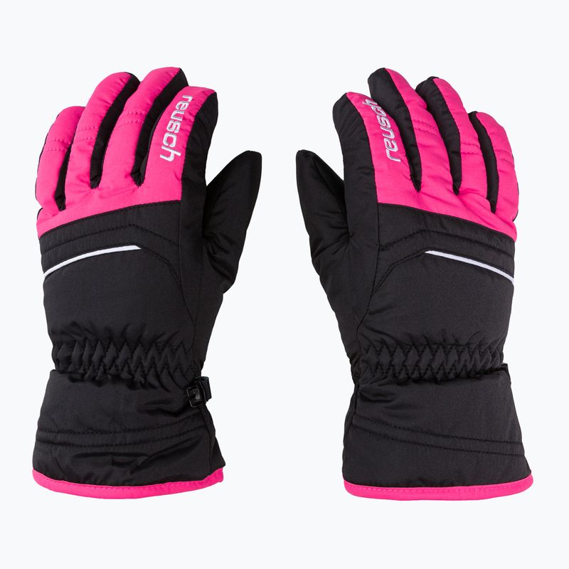 Skihandschuhe Kinder Reusch Alan schwarz-rosa 6/61/115 3