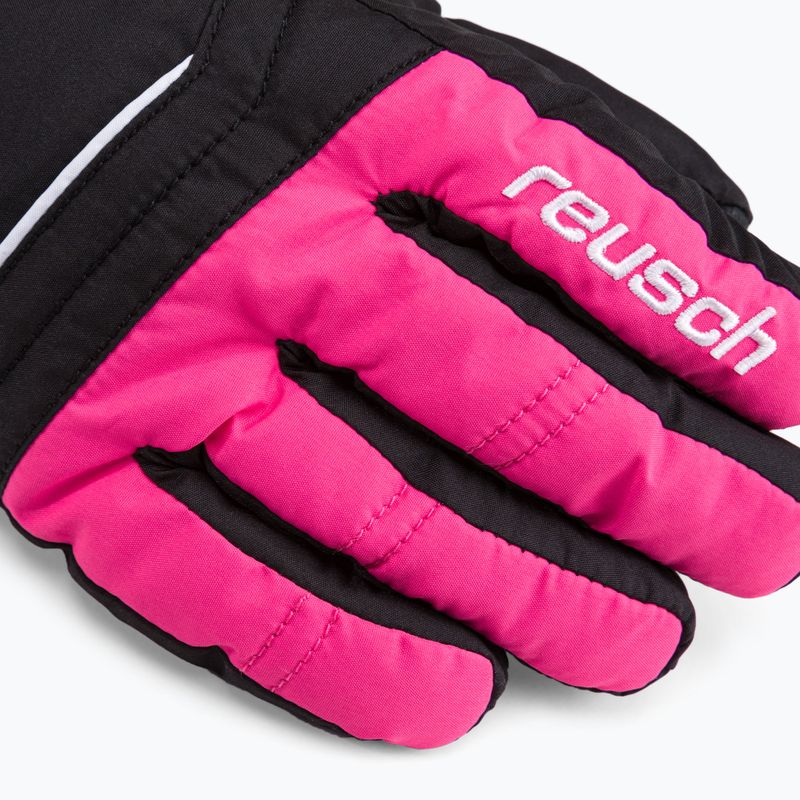 Skihandschuhe Kinder Reusch Alan schwarz-rosa 6/61/115 4