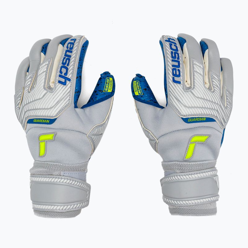 Torwarthandschuhe Reusch Attrakt Fusion Guardian grau 527985