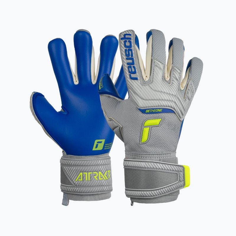 Reusch Attrakt Gold X 6006 grau-blaue Torwarthandschuhe 5270945-6006-9.5 5