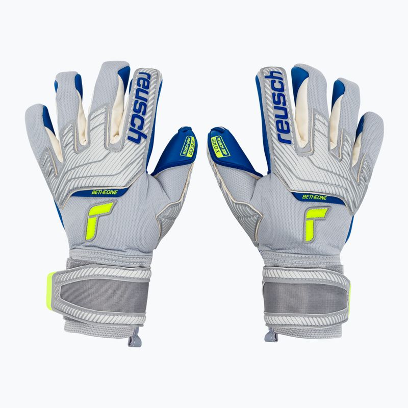 Reusch Attrakt Gold X 6006 grau-blaue Torwarthandschuhe 5270945-6006-9.5