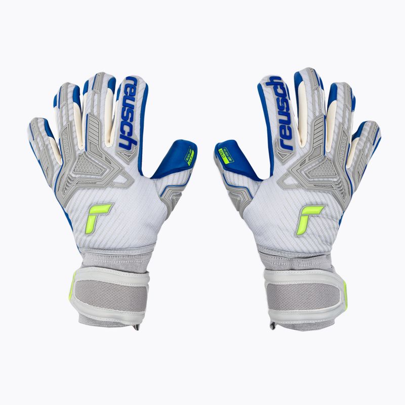 Reusch Attrakt Freegel Gold Finger Support Torwarthandschuhe Grau 5270130-6006