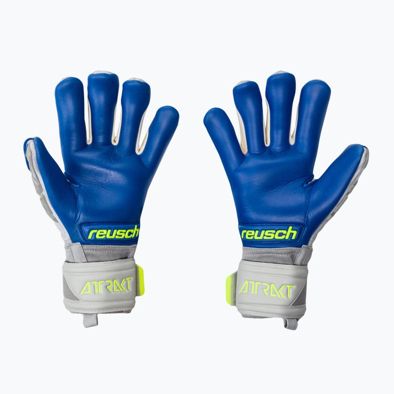 Reusch Attrakt Freegel Gold Finger Support Torwarthandschuhe Grau 5270130-6006 2