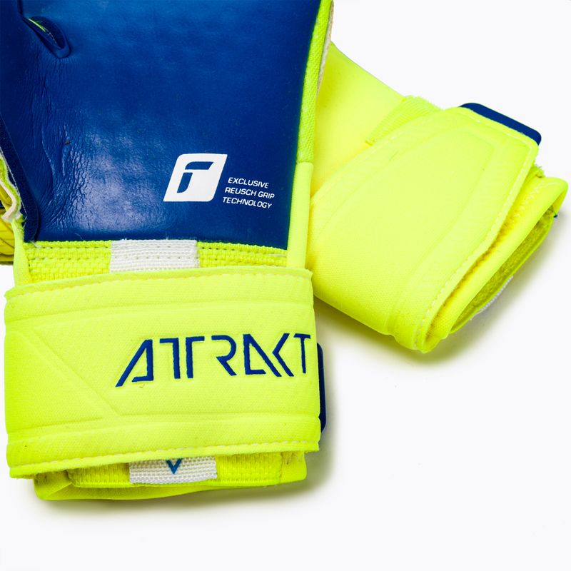Reusch Attrakt Duo Torwarthandschuhe gelb-blau 5270055 4