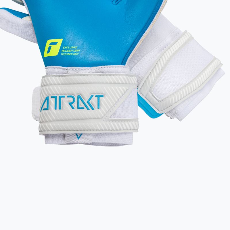 Reusch Attrakt Aqua blau-weiße Torwarthandschuhe 5270439 4