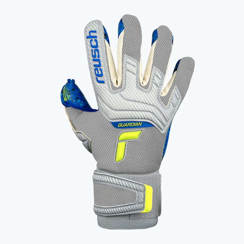 Torwarthandschuhe Kinder Reusch Attrakt Fusion Finger Support Guardian grau 527294 10