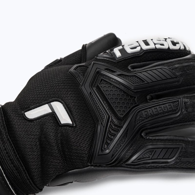 Reusch Attrakt Freegel Infinity Finger Support Torwarthandschuhe schwarz 5270730-7700 3