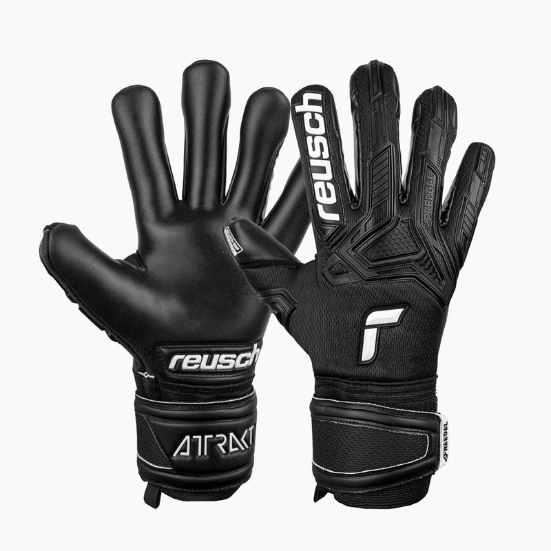 Reusch Attrakt Freegel Infinity Finger Support Torwarthandschuhe schwarz 5270730-7700 5