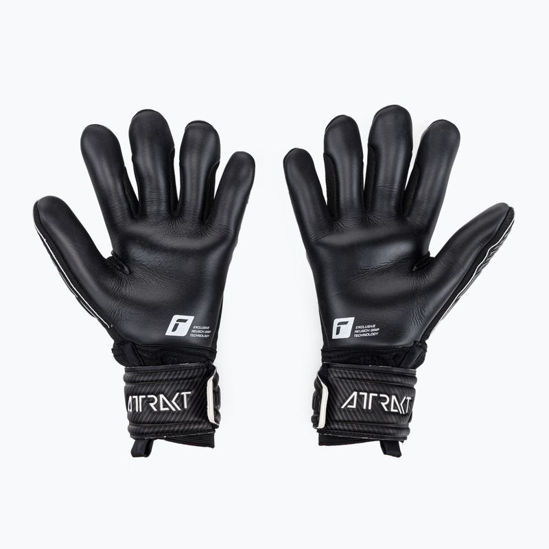 Reusch Attrakt Infinity Finger Support Torwarthandschuhe schwarz 5270720-7700 2