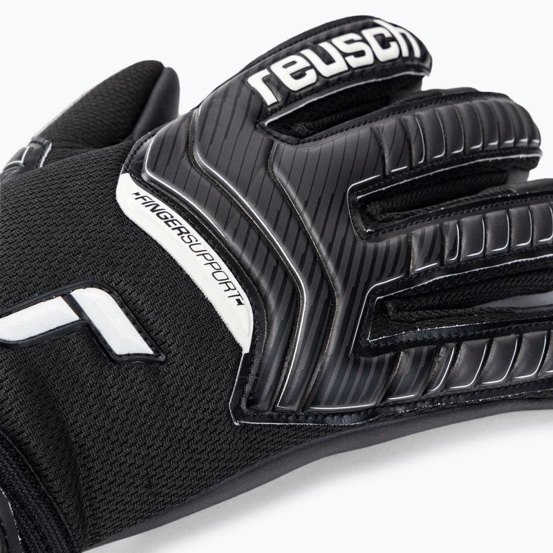 Reusch Attrakt Infinity Finger Support Torwarthandschuhe schwarz 5270720-7700 3