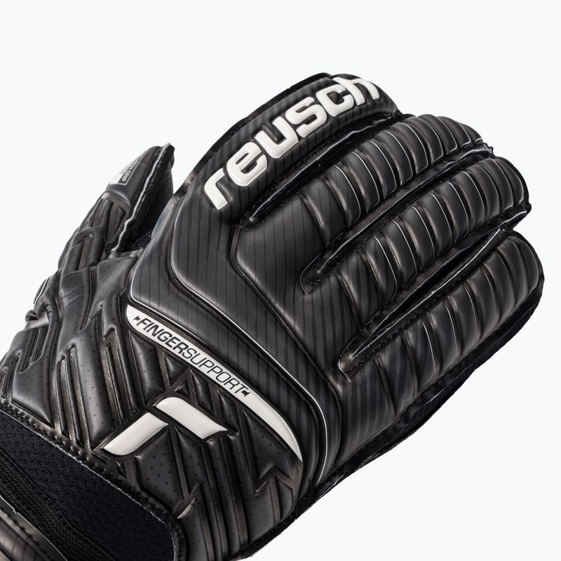 Reusch Attrakt Resist Finger Support Torwarthandschuhe schwarz 5270610-7700 3