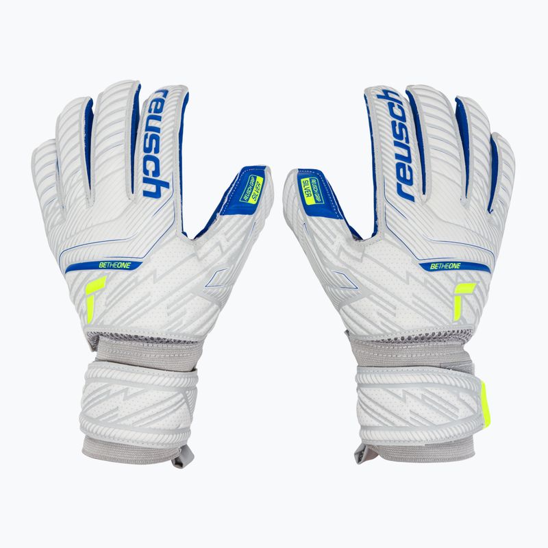 Reusch Attrakt Silver Roll Finger Junior Kinder Torwarthandschuhe grau 5272217