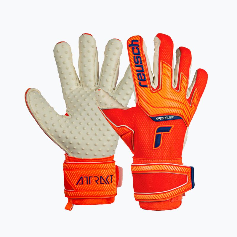Reusch Attrakt SpeedBump Torwarthandschuhe orange 4