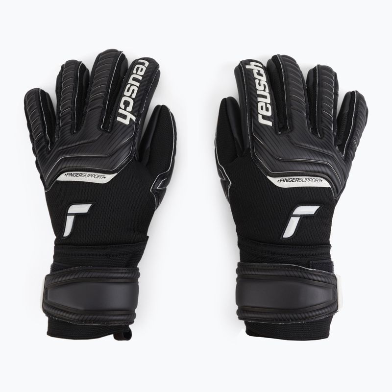 Reusch Attrakt Infinity Finger Support Kinder Torwarthandschuhe schwarz 5272720