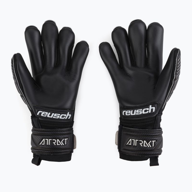 Reusch Attrakt Infinity Finger Support Kinder Torwarthandschuhe schwarz 5272720 2