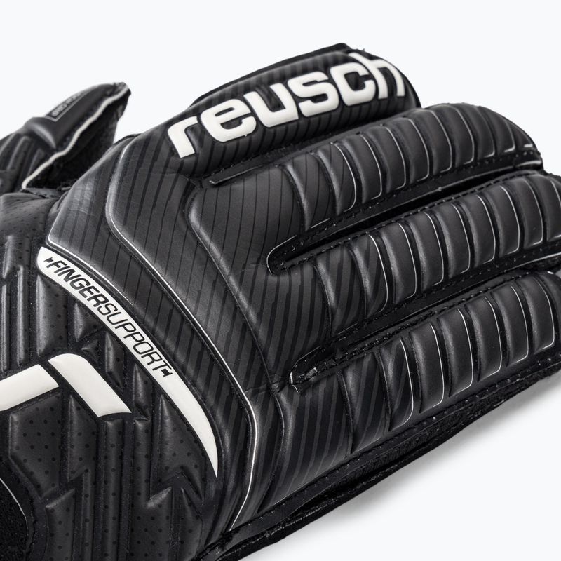 Reusch Attrakt Resist Finger Support Junior Kinder Torwarthandschuhe schwarz 5272610 3