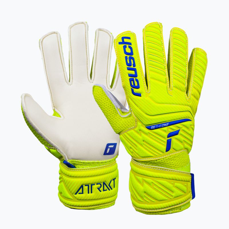 Reusch Attrakt Solid Junior Kinder-Torwarthandschuhe gelb 5272515-2001 5