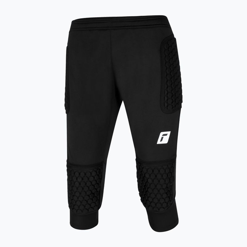 Torwart-Hose Kinder Reusch Contest 3/4 Short Advance Junior black/silver