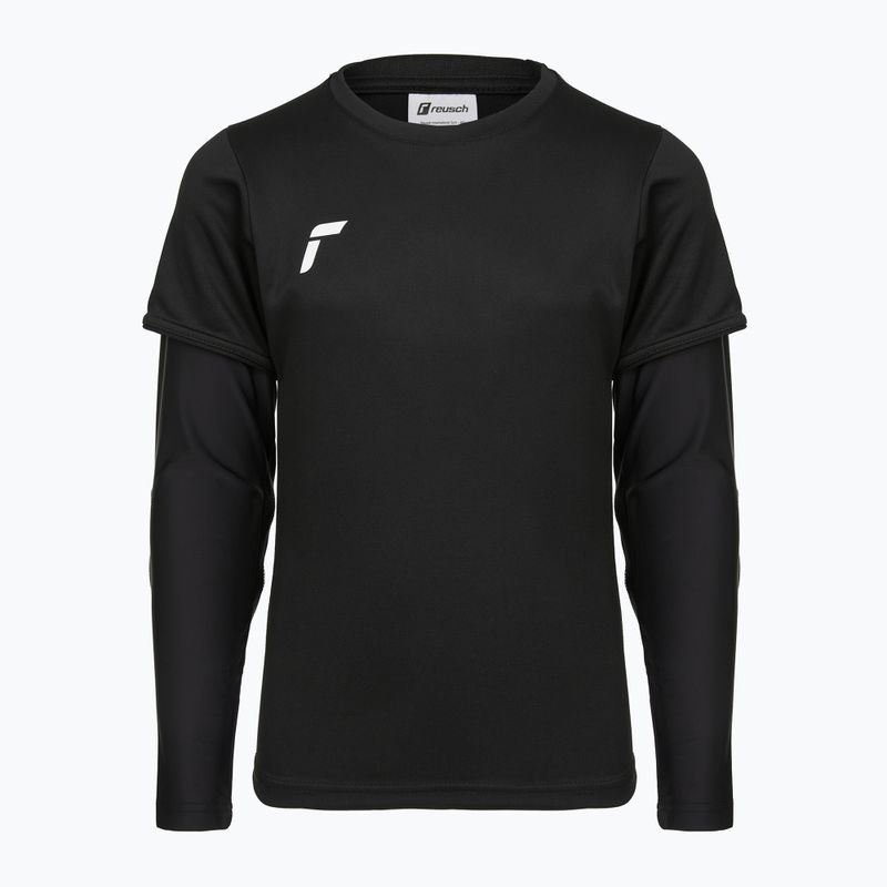 Kinder Torwarttrikot Reusch Goalkeeper Jersey Padded Junior black/silver