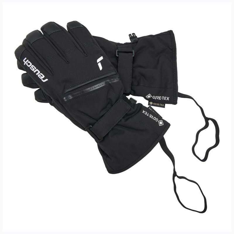 Skihandschuhe Reusch Morris GORE-TEX black/white 6