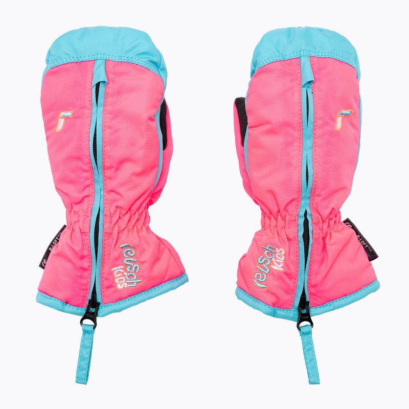 Reusch Ben Mitten Kinder-Skihandschuhe knockout pink/bachelor button 3