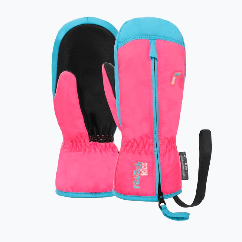 Reusch Ben Mitten Kinder-Skihandschuhe knockout pink/bachelor button 5