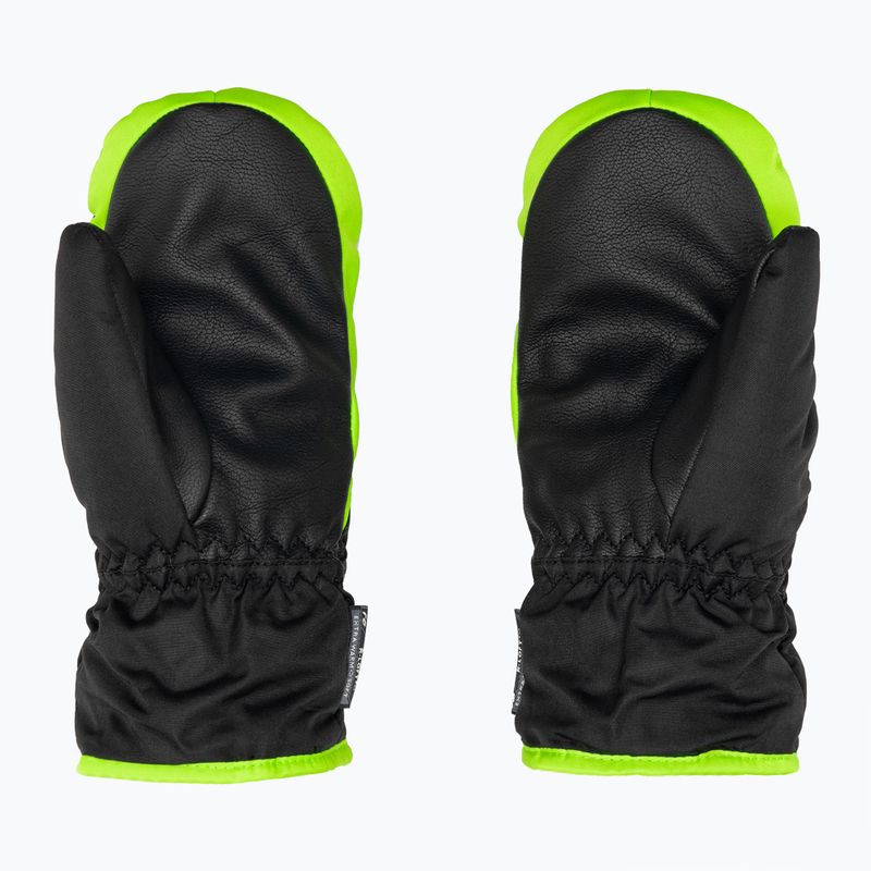 Kinder-Skihandschuh Reusch Ben Mitten schwarz/neongrün 2
