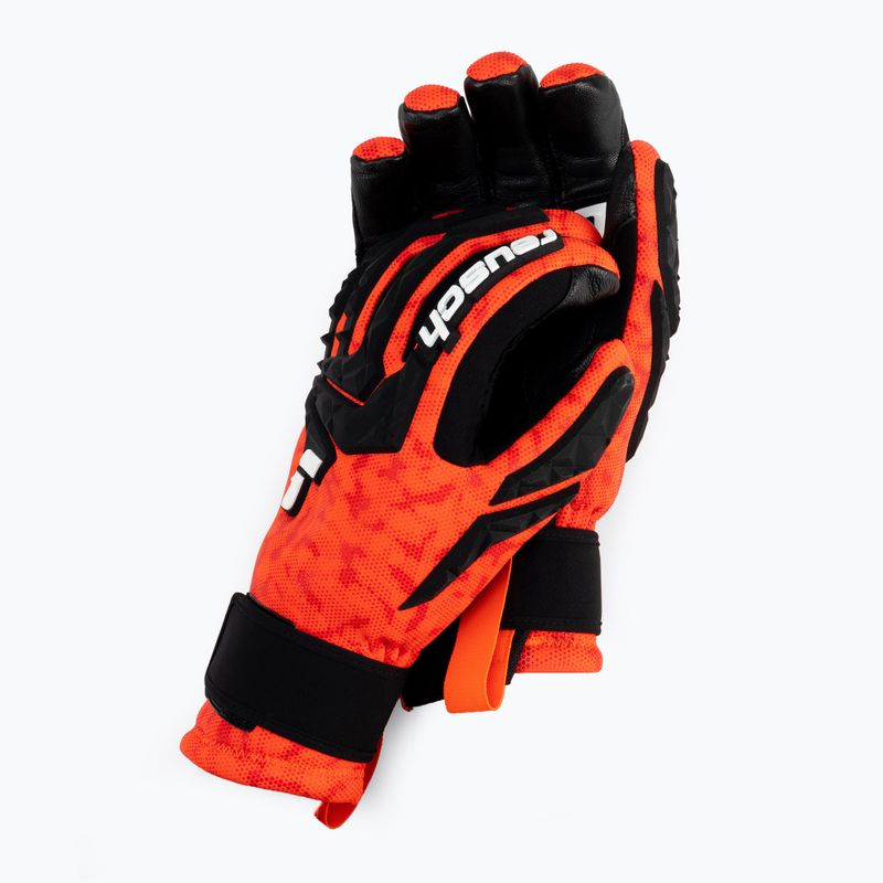 Skihandschuhe Reusch World Cup Warrior Neo grau-schwarz 61/11/199