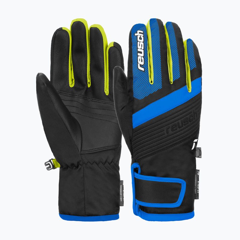 Skihandschuhe Kinder Reusch Duke R-Tex XT black/brilliant blue/safety yellow