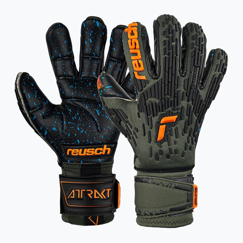 Torwarthandschuhe Reusch Attrakt Freegel Fusion Ortho-Tec Goaliator grün 5379-5555 6