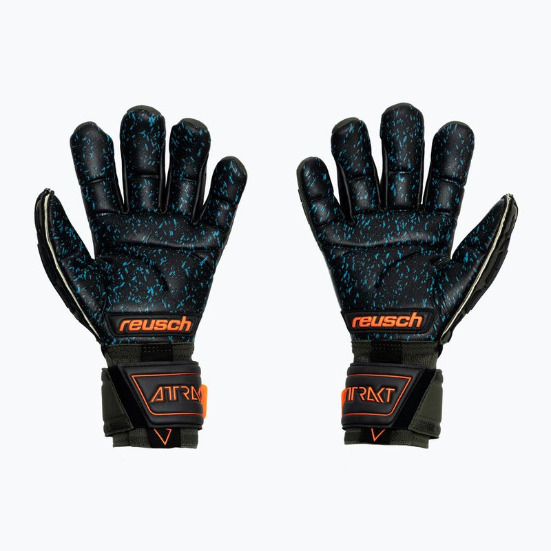 Torwarthandschuhe Reusch Attrakt Freegel Fusion Ortho-Tec Goaliator grün 5379-5555 2