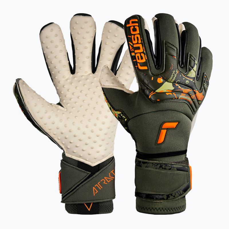 Torwarthandschuhe Reusch Attrakt Speedbump Ortho-Tec grün 53778-5556 6
