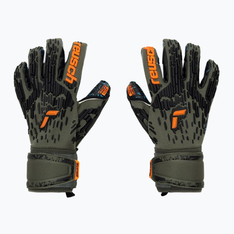 Torwarthandschuhe Reusch Attrakt Freegel Fusion Goaliator grün 53795-5555