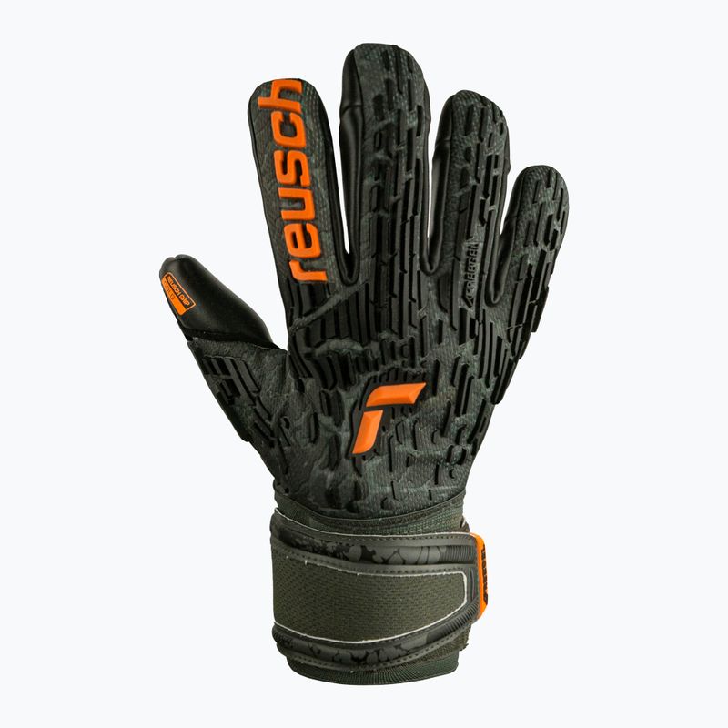 Reusch Attrakt Freegel Gold Finger Support Torwarthandschuhe schwarz 5370030-5555 5