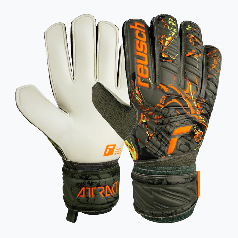Torwarthandschuhe Reusch Attrakt Solid grün 53716-5556 4