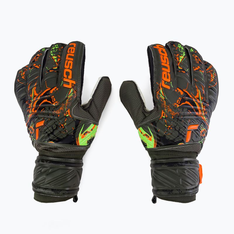 Torwarthandschuhe Reusch Attrakt Solid grün 53716-5556
