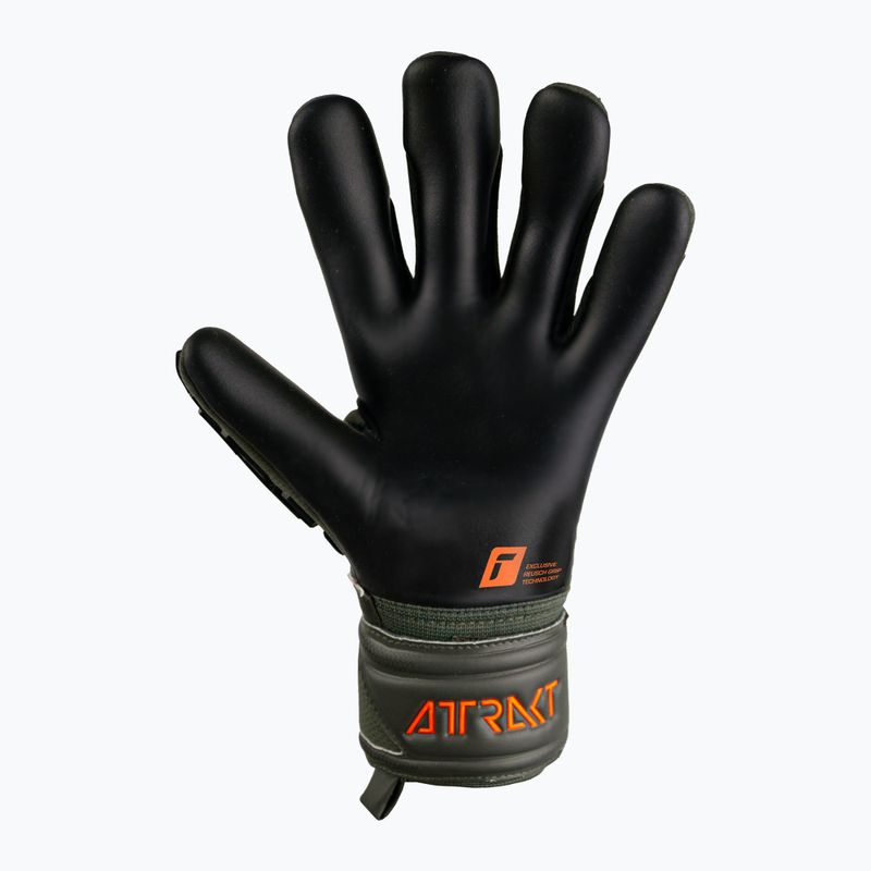 Reusch Attrakt Freegel Silver Junior Torwarthandschuhe schwarz-grün 5372035-5555 6