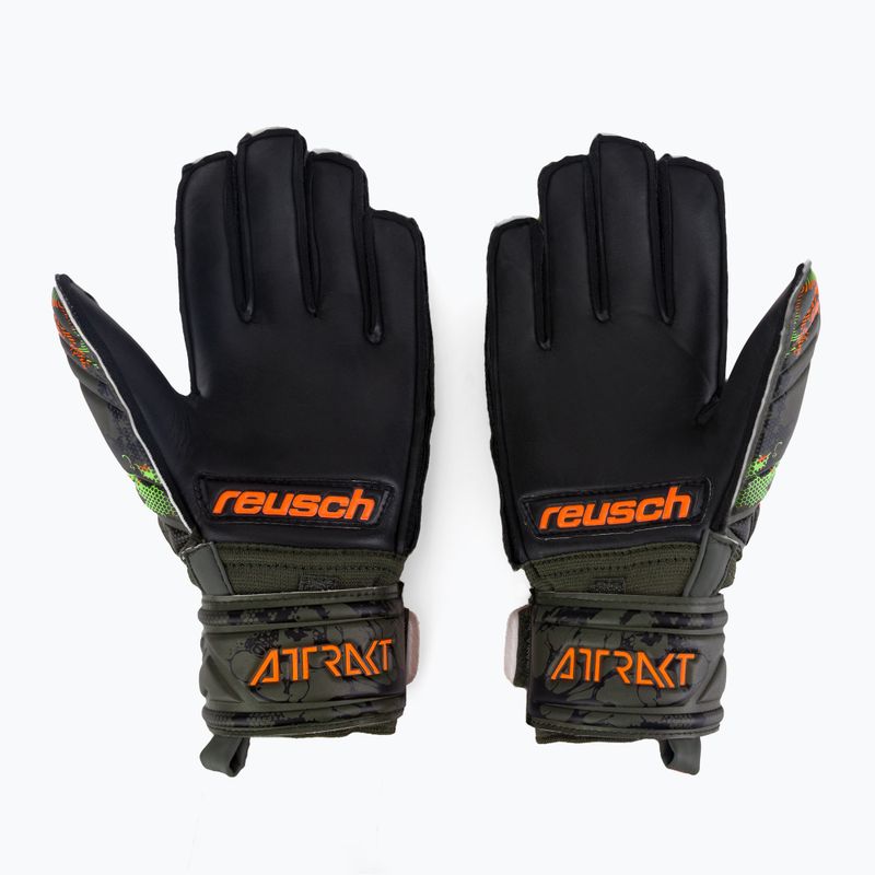 Torwarthandschuhe Kinder Reusch Attrakt Silver Junior grün 537215-5555 2
