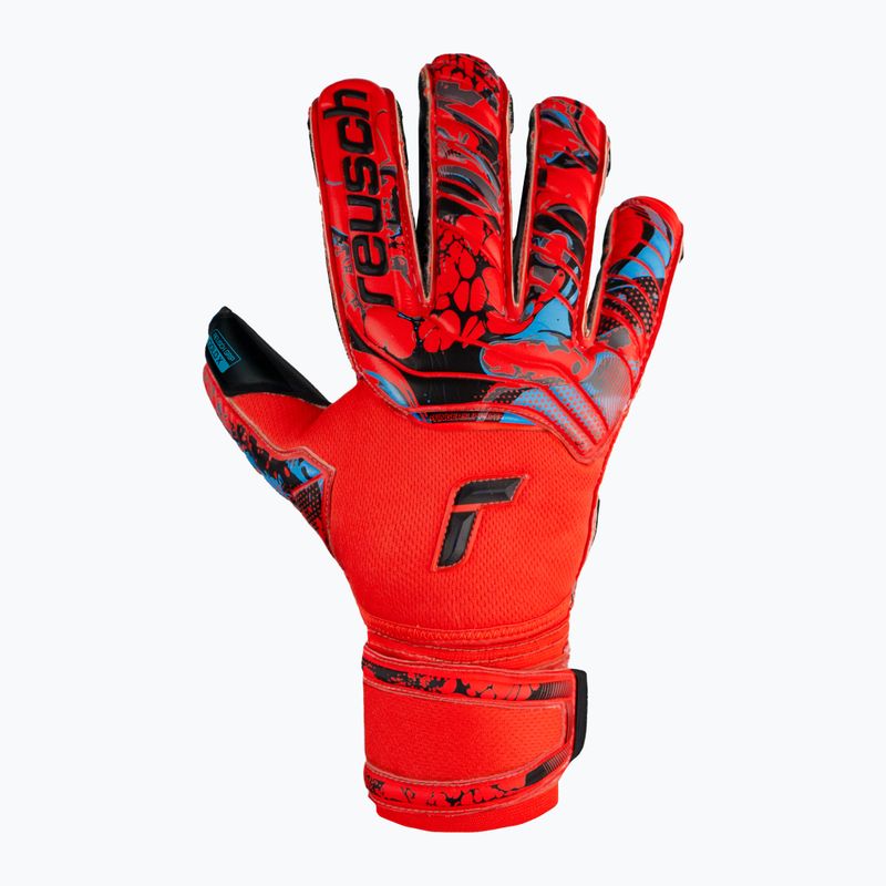 Reusch Attrakt Gold X Evolution Cut Finger Support Torwarthandschuhe rot 5370950-3333 4