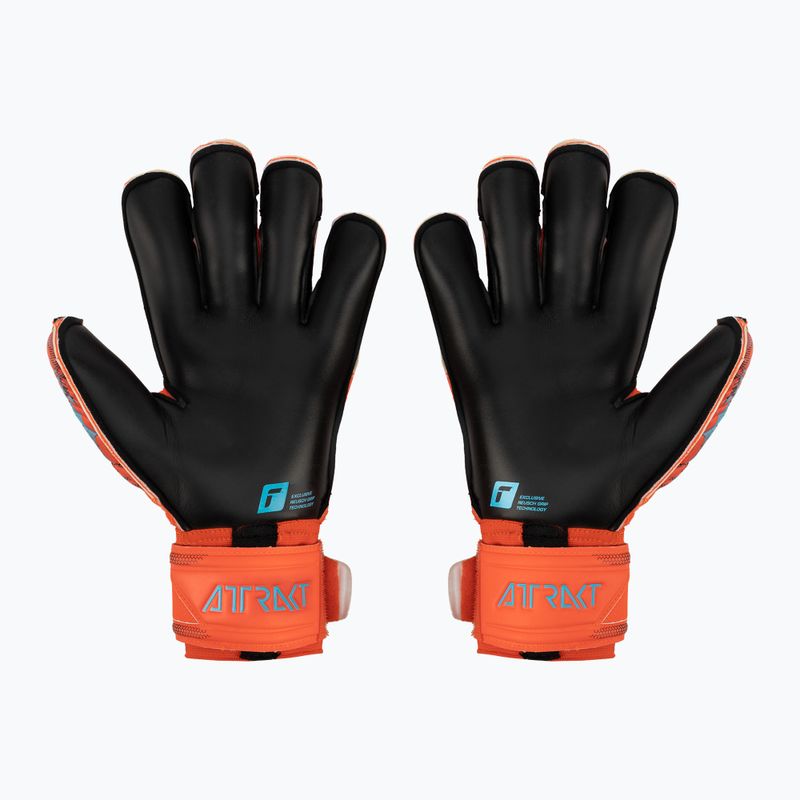 Reusch Attrakt Gold X Evolution Cut Finger Support Torwarthandschuhe rot 5370950-3333 2