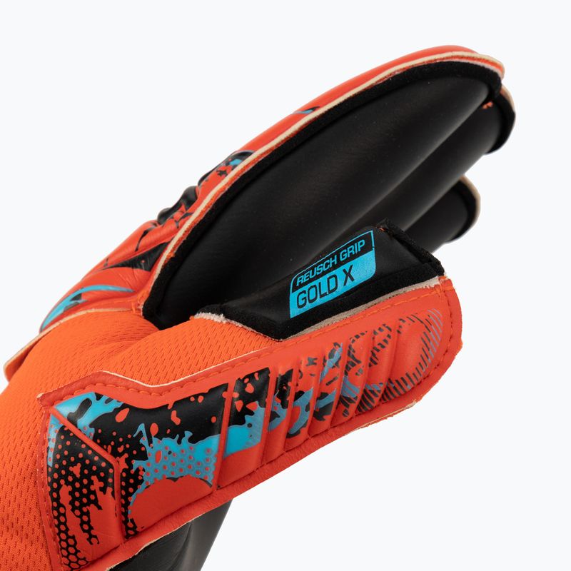 Reusch Attrakt Gold X Evolution Cut Finger Support Torwarthandschuhe rot 5370950-3333 3