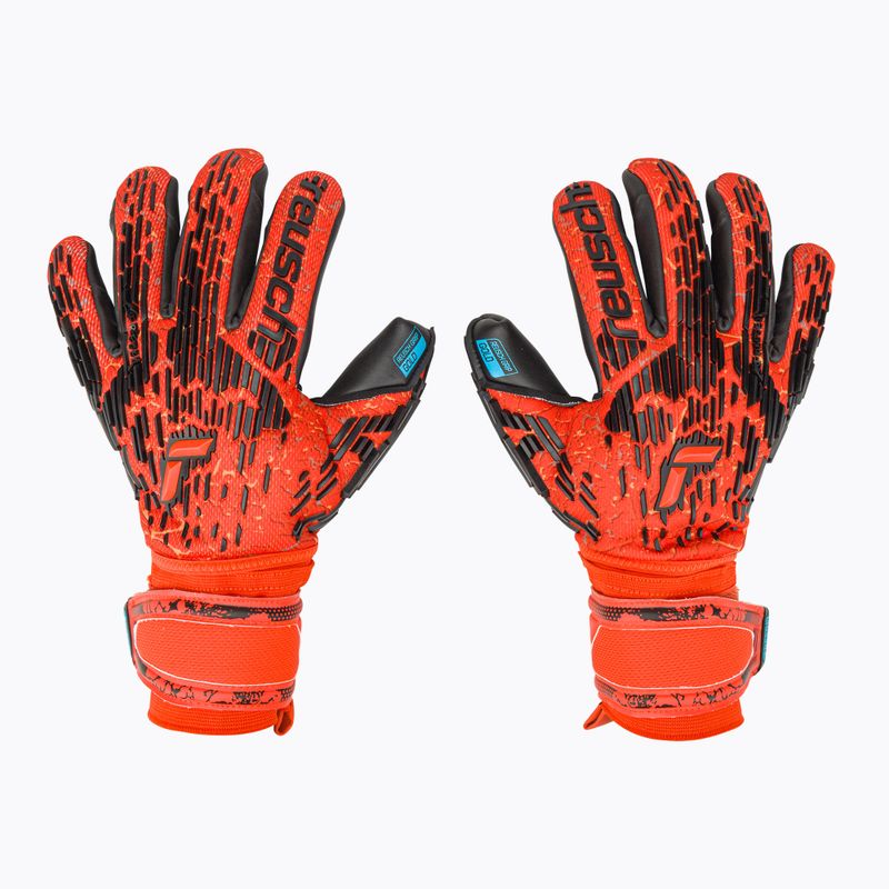 Reusch Attrakt Freegel Gold Finger Support Torwarthandschuhe Rot 5370130-3333