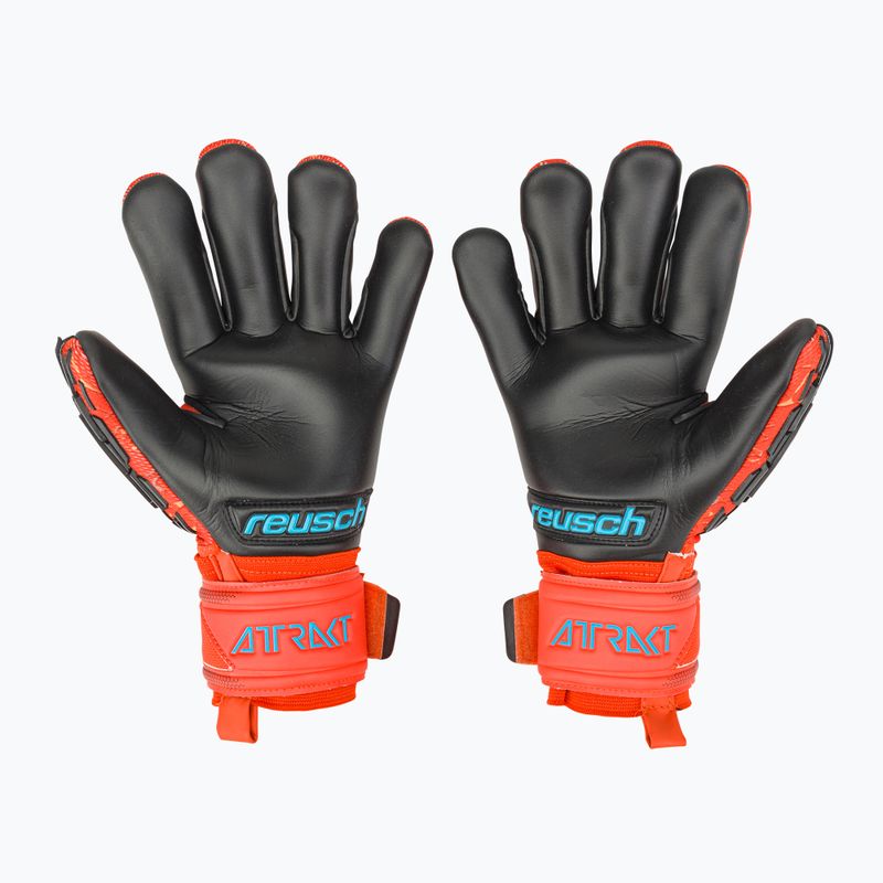 Reusch Attrakt Freegel Gold Finger Support Torwarthandschuhe Rot 5370130-3333 2